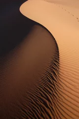 Selbstklebende Fototapete Sandige Wüste Sahara Wüste