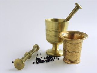 brass mortars