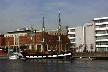 Sailling Ship Docked