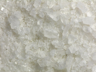 Salt crystals close-up