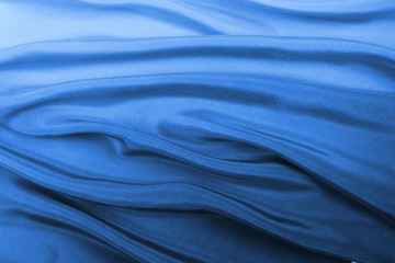 Blue silk background