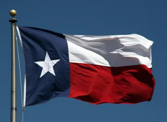 Poster Im Rahmen Texas-Flagge © Brandon Seidel