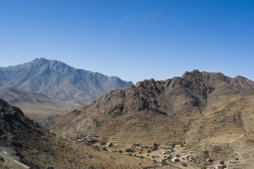 Fototapeta na wymiar morocco, Atlas mountain