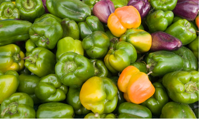 Bell Peppers At The Market