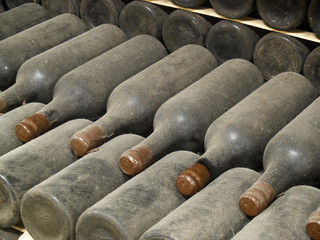 wine bottles