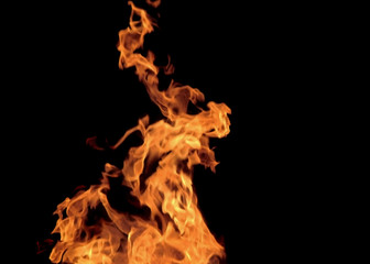 Fire flames  movement burn