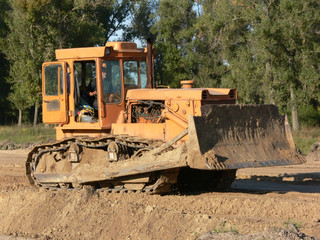 Fototapeta premium Bulldozer