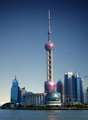 Naklejka premium Szanghaj - Skyline (Chiny)