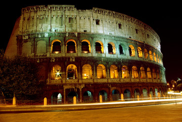 Colosseum at night, Rome