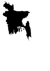 Bangladesh vector map