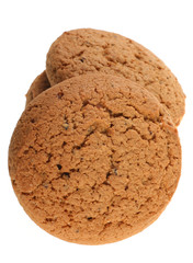 Round oat cookie