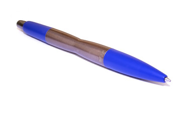 a blue pen