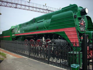 Green Soviet Locomotive