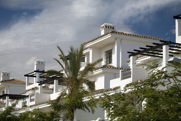 Holiday apartment skyline