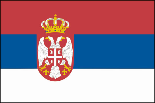 Drapeau de la Serbie
