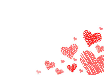 Gift card frame with painted heart