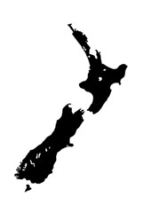 Neuseeland Schwarz-Weiß