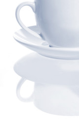 Cup and Saucer Reflected