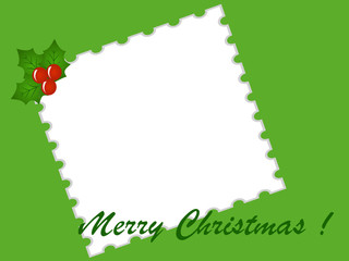 picture border with x-mas red berry,vector