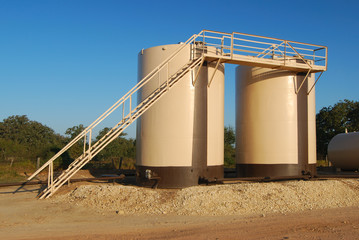 Twin Tan Storage Tanks