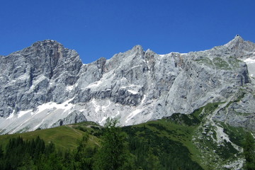 Fototapeta na wymiar Zachodnia Dachsteinpanorama