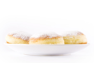 Donuts on a plate