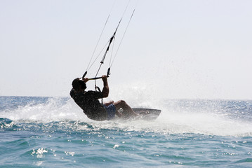 Obraz premium Kitesurfing