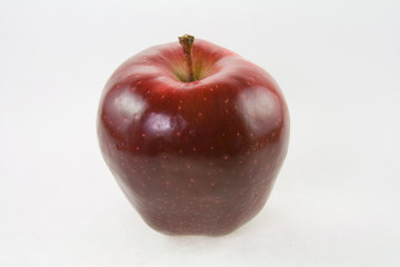 Red apple isolated on white