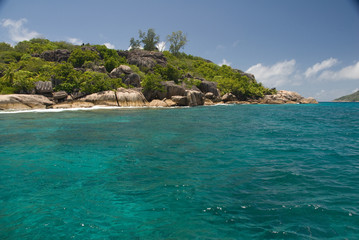 Fototapeta premium Seychelles, île Grande Soeur