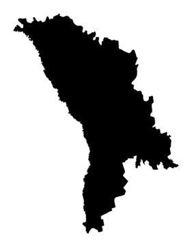 map of Moldova