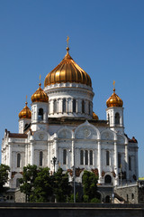 Fototapeta na wymiar temple of Christ the Savior Moscow