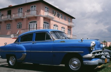 old american car in Cuba 