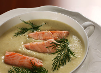 Fish in soup