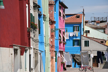 Fototapeta na wymiar Burano i kolory