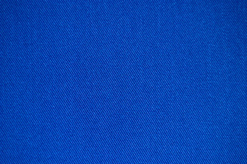 Blue brushed cotton fabric texture