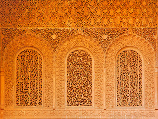 Morocco, Marrakech: wooden decoration