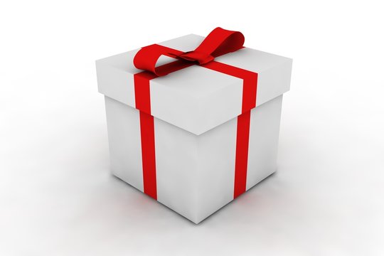gift box - 3d isolated illustration