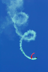 Parachutist aerobatics