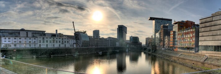 Medienhafen D&uuml;sseldorf, Nightshot