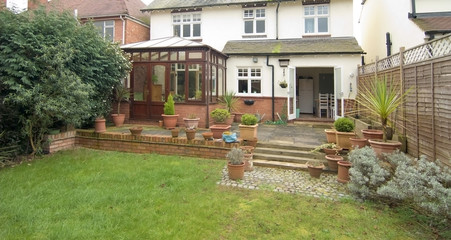 conservatory on back of house