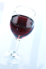 Glas Rotwein