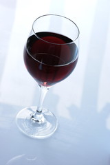 Glas Rotwein