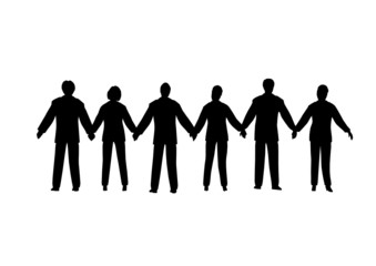 business people chain