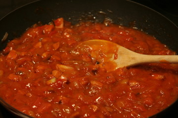 A spaghetti sauce