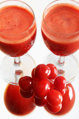 glasses juice