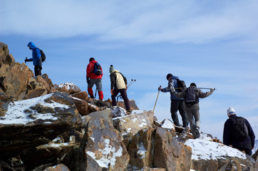 High mountains treking group - 5141164