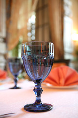 Blue Goblet for Wine