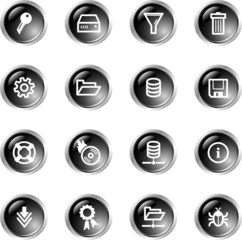 black drop server icons