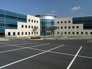 Office Building Glass Exterior Front 3