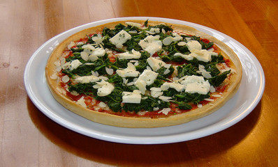 Pizza Spinat